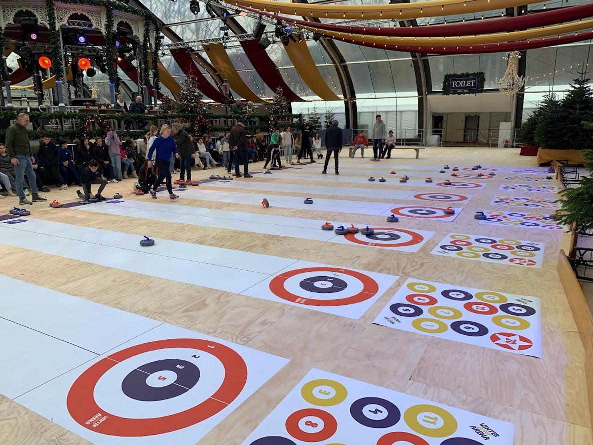 Winter fever arena fun curling